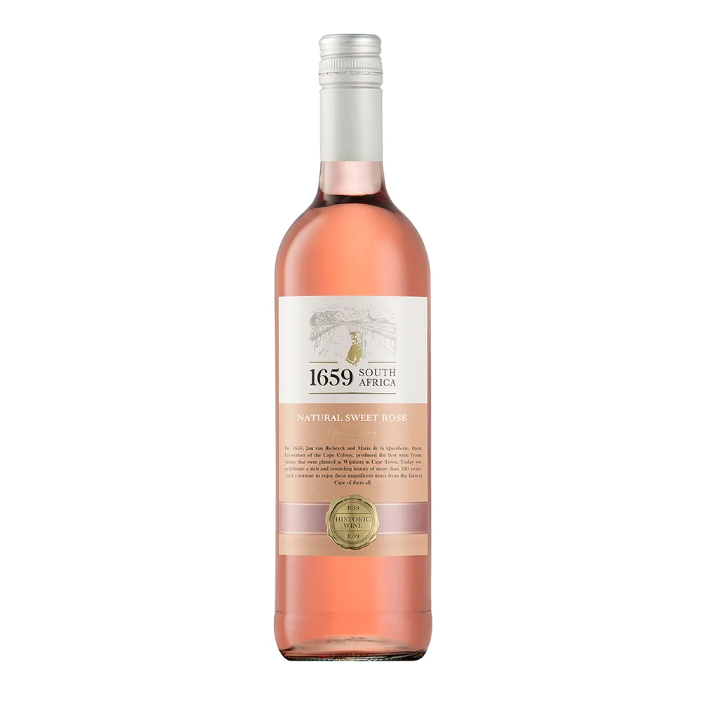 1659 SOUTH AFRICA NATURAL SWEET ROSE 750ML