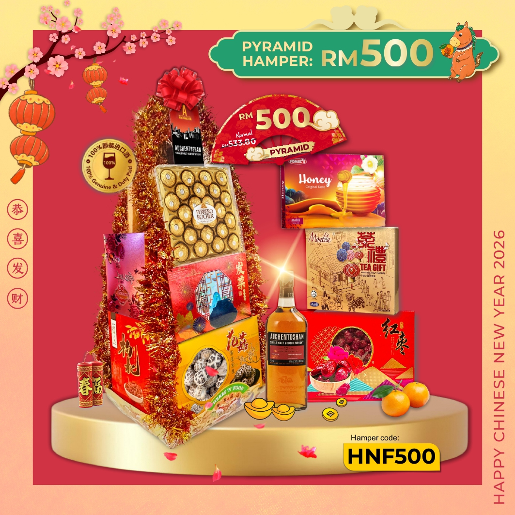 CNY Pyramid Hamper RM500