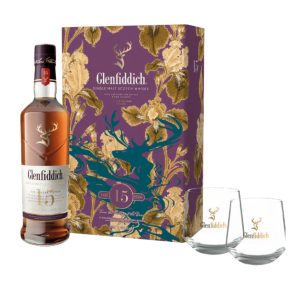 GLENFIDDICH 15YO GP WITH ROCK GLASS 2026 700ML