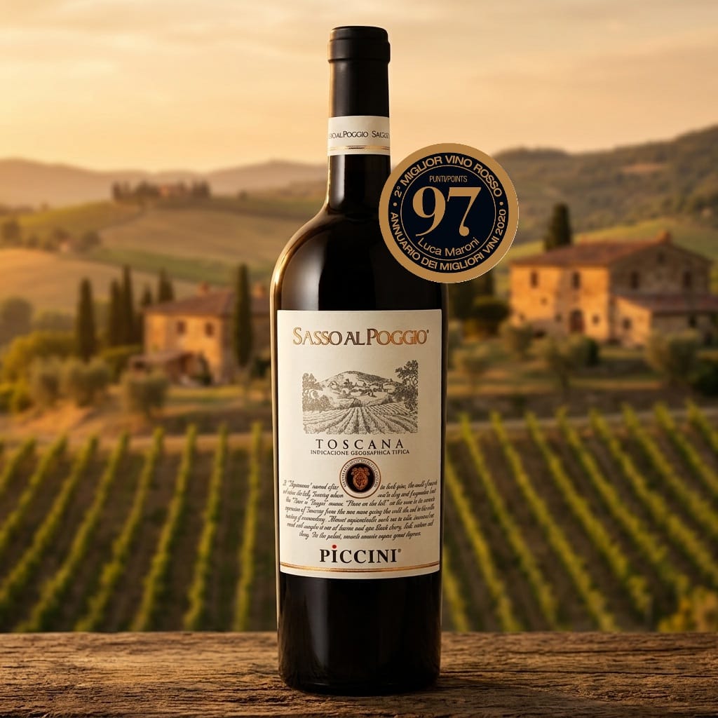 🍷 Piccini Sasso al Poggio 2018 — Super Tuscan Favourite, Now RM109.90 (Save RM50)